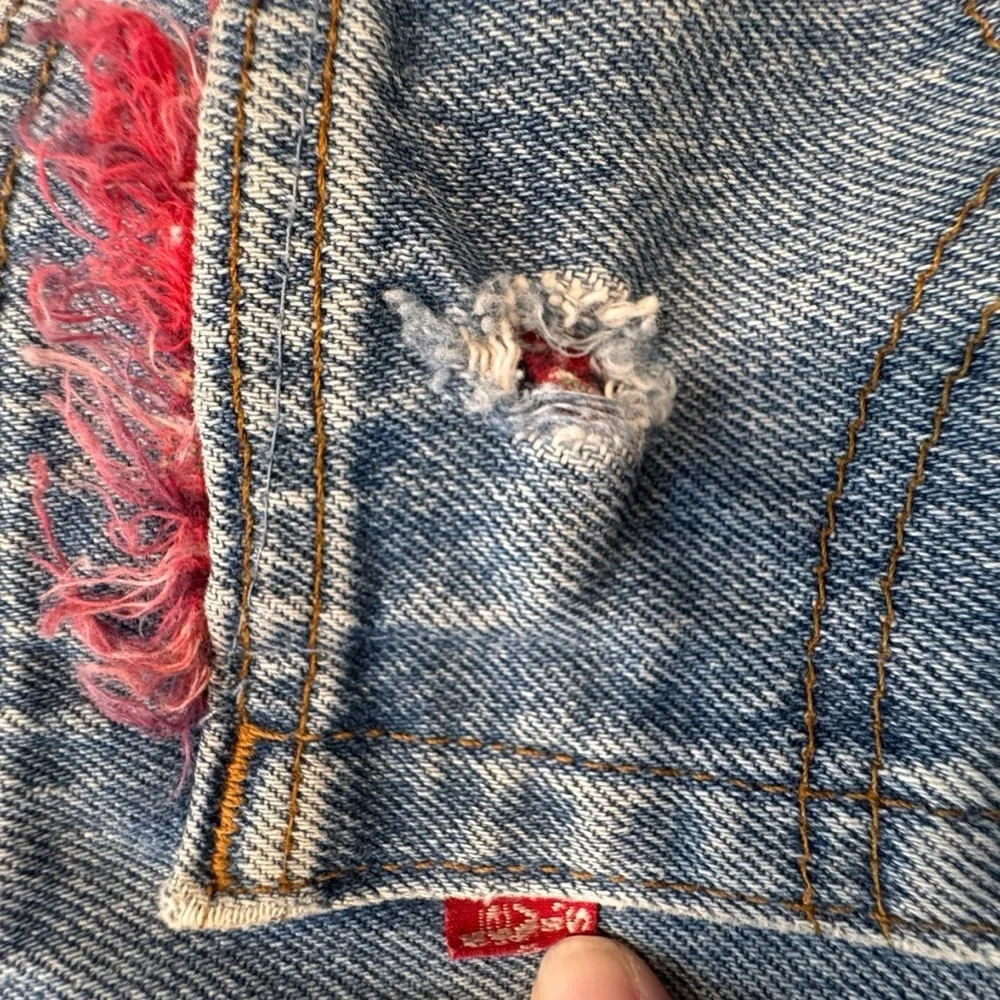 1980s-1990s VTG Levi's 501 Men’s  Jeans Distressed Finish W/ Repaired Rips